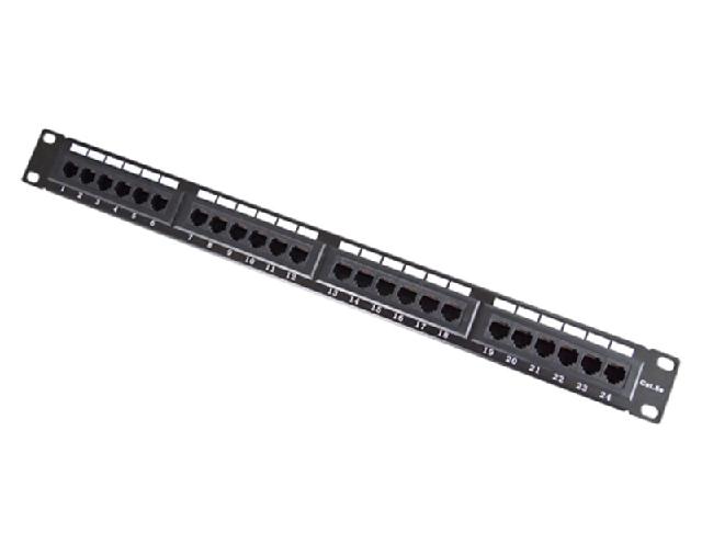 UTP Cat.5e Patch Panel 24 Port 110 IDC  (ar-p2624-c5e)