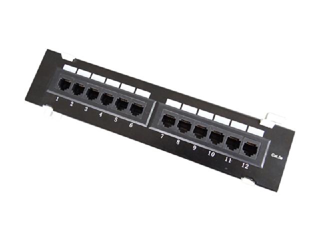 UTP Cat.5e Patch Panel 12 Port Wall Mounted  (ar-p2512r-c5e_1601263332)