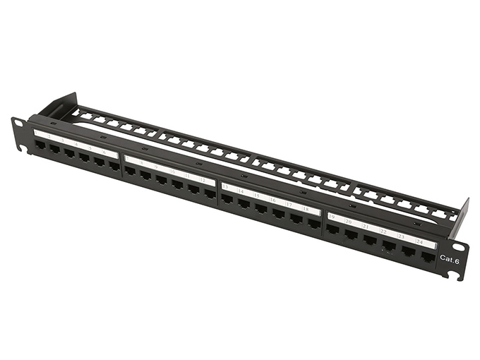 UTP Cat.6 Patch Panel 24 Port Tool Free  (ar-u24p-c602-3_1601261928)
