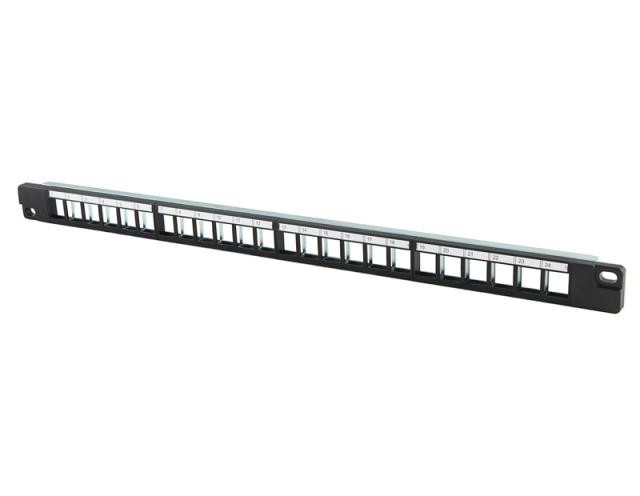 FTP Blank 0.5U Patch Panel 24 Port Without Back Bar  (ar-f24p-bp02-2)