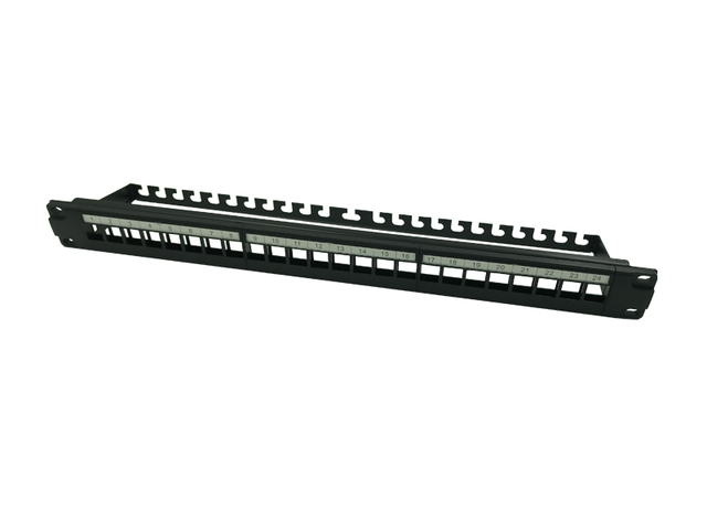 UTP Blank Patch Panel 24 Port With Back Bar  (ar-u24p-bp05-2)