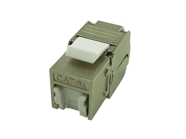 FTP Cat.6A Keystone Jack with dust shutter  (ar-kj-ai3)