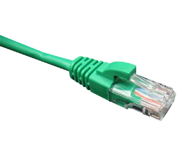 UTP Cat.5e Patch cord Ligule Molded boot Green color  (ar-pcu04-c5)