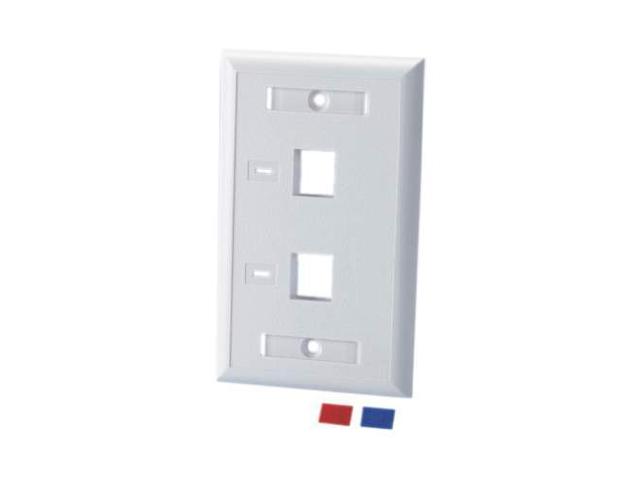 American Type Faceplate 2 Ports  (ar-fp-1202)