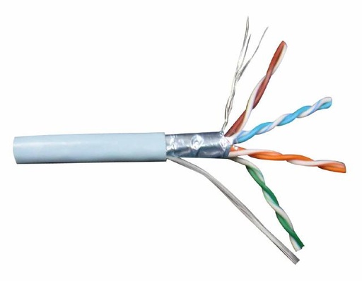 LAN Cable FTP Cat.5e Solid 24AWG 305M/Box  (ar-24f-c5)