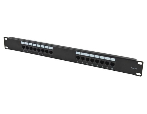 UTP Cat.5e Patch Panel 16 Port 110 IDC  (ar-p2616u-c5e-2)
