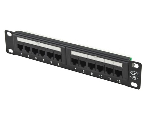 UTP Cat.5e Patch Panel 12 Port  (ar-p2512u-c5e-2)