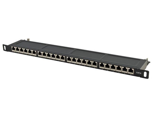 FTP 0.5U Cat.6 Patch Panel 24 Port Krone IDC  (ar-24ps-c602_1601259932)