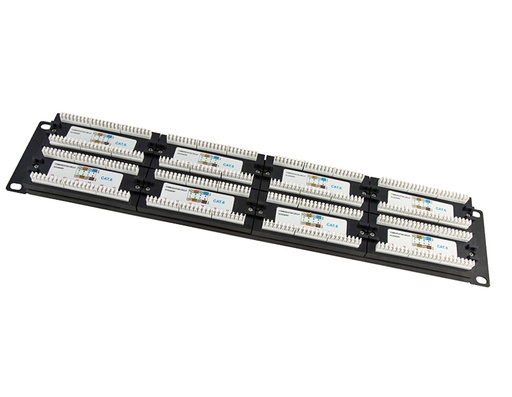 UTP Cat.6 Patch Panel 48 Port Dual Use IDC With Back Bar  (ar-u48p-c601-2)