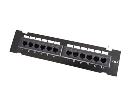 UTP Cat.6 Patch Panel 12Port Wall Mounted Type  (ar-u12p-c602_1601260932)