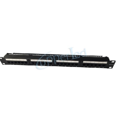 UTP Cat.6A Patch Panel 24 Port Krone IDC  (ar-u24p-c6a01-6)