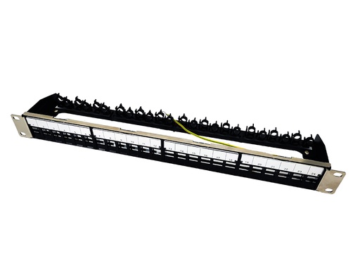 FTP Empty 1U Patch Panel With Cable Manager New Type  (ar-f24p-bp07-4)