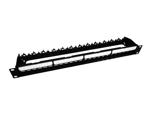 UTP Empty 1U Patch Panel With Cable Manager New Type  (ar-u24p-bp11-4)
