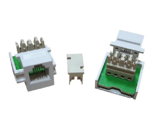 UTP Cat.3 6P4C Keystone Jack  (ar-kj-c303)