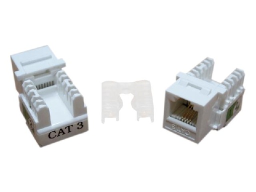 UTP Cat.3 6P4C Keystone Jack  (ar-kj-c304)