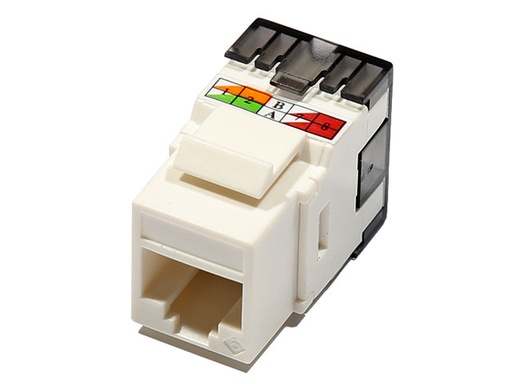 UTP Cat.6 Keystone Jack 180 degree  (ar-kju-c612-1)