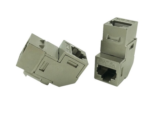 FTP Cat.6A Inline Coupler Angled  (ar-kj-a14-2)