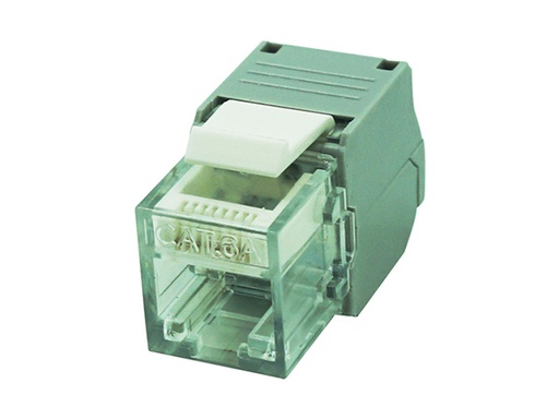 UTP Cat.6A LED Keystone Jack 180 degree  (ar-kj-c6a10-2)