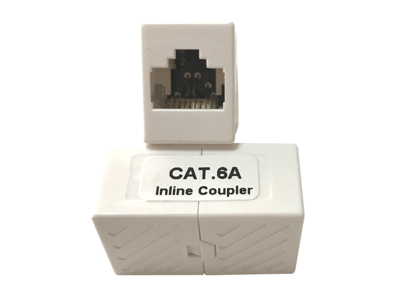 UTP Cat.6A Inline Coupler  (ar-kj-c6a05-2)