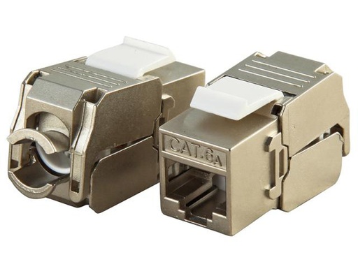 FTP Cat.6A Keystone Jack 180 degree  (ar-kj-c6a01-2)