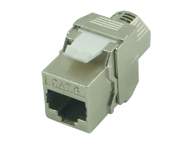 FTP Cat.8 Keystone Jack 180 degree  (ar-kjs-c801)