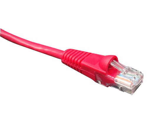 UTP Cat.5e Patch cord Cap molded boot Red Color  (ar-pcu02-c5)