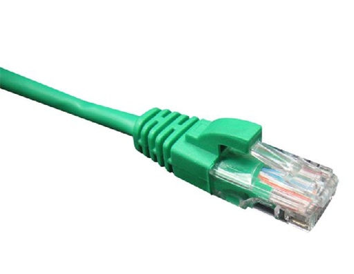 UTP Cat.5e Patch cord Ligule Molded boot Green color  (ar-pcu04-c5)