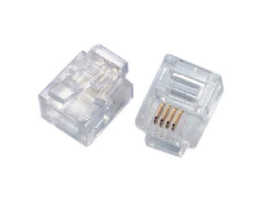 Telephone plug 6P4C  (ar-pgu-64)