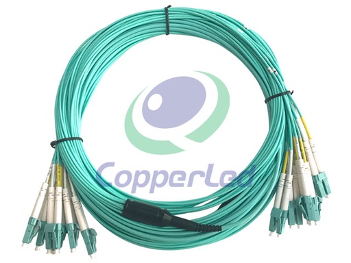 Fiber Optic Patch cord LC/PC-LC/PC 12 fibers Multimode OM3 Bundle  (ar-plarc-om12-2)