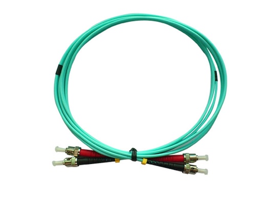 Fiber Optic Patch cord ST-ST MM Duplex OM3 3.0mm 2meter  (ar-pstst-o3d)