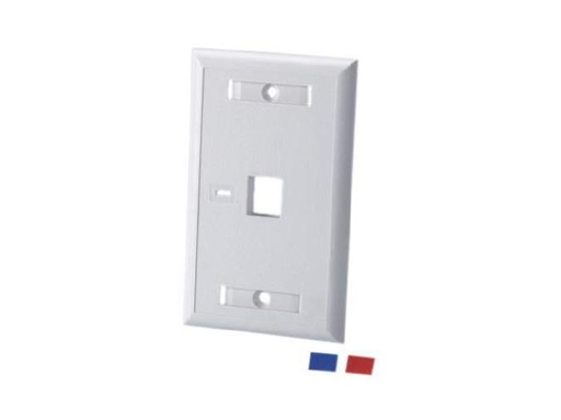 American Type Faceplate 1 Port  (ar-fp-1201)