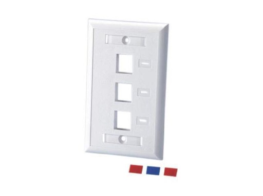 American Type Faceplate 3 Ports  (ar-fp-1203_1601344235)